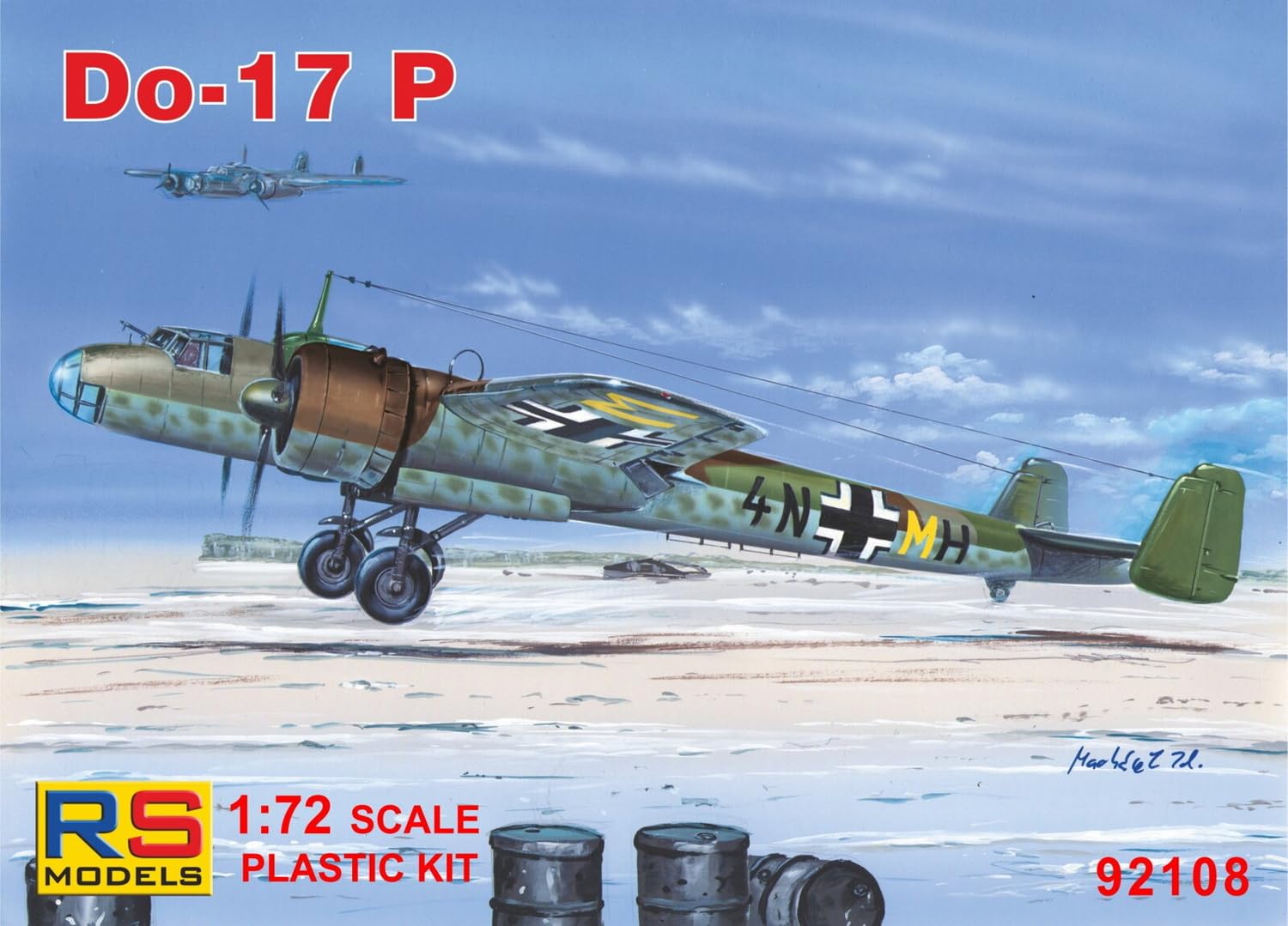 Amazon | RSモデル 1/72 ドイツ空軍 ドルニエ Do-17P 偵察機
